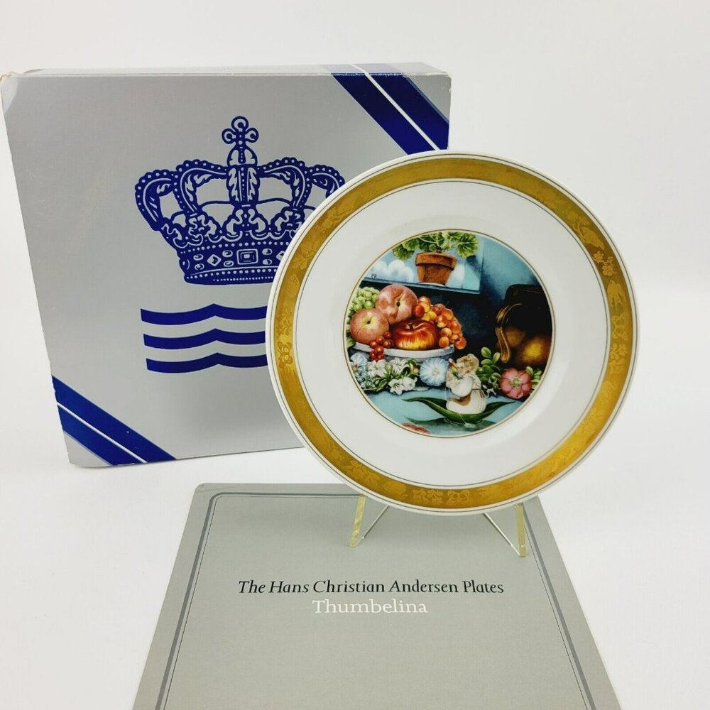 Royal Copenhagen Thumbelina Hans Christian Andersen Fairy Tale Story Plate